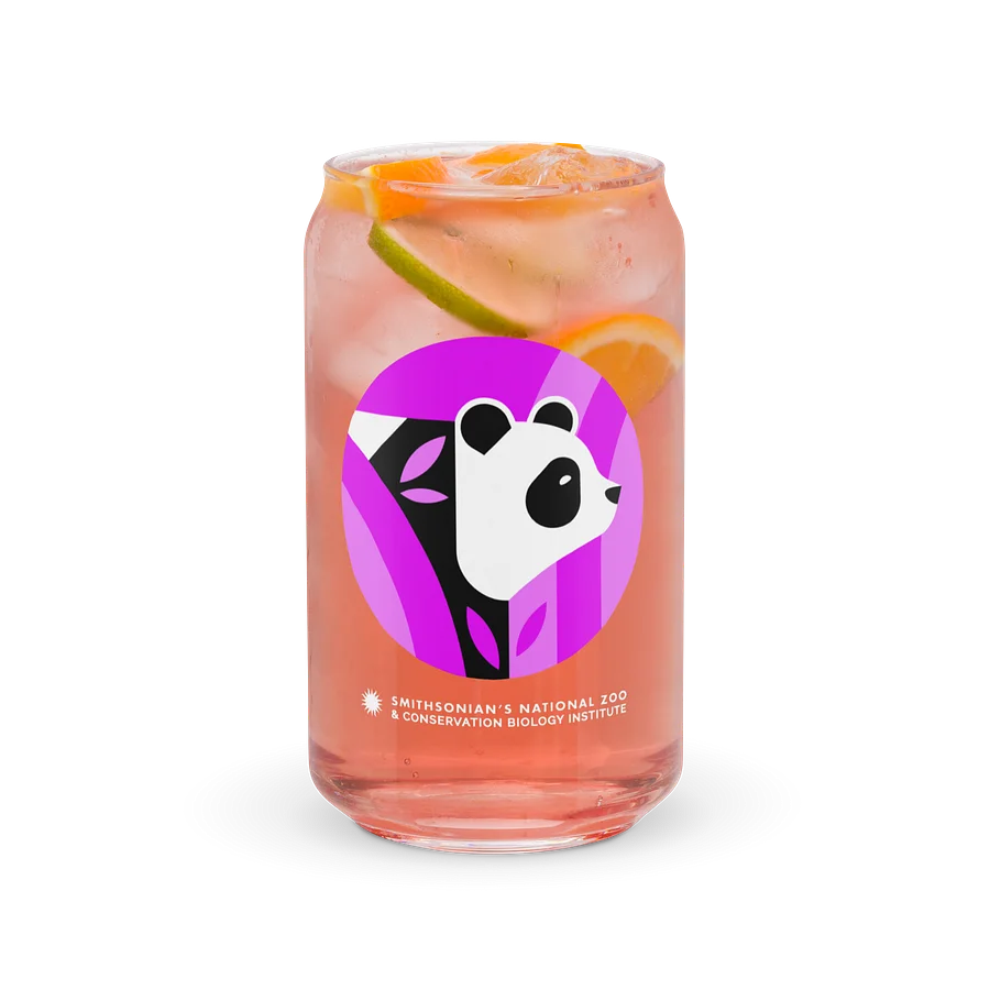 Pandas Are Here Glass (Purple) Image 2