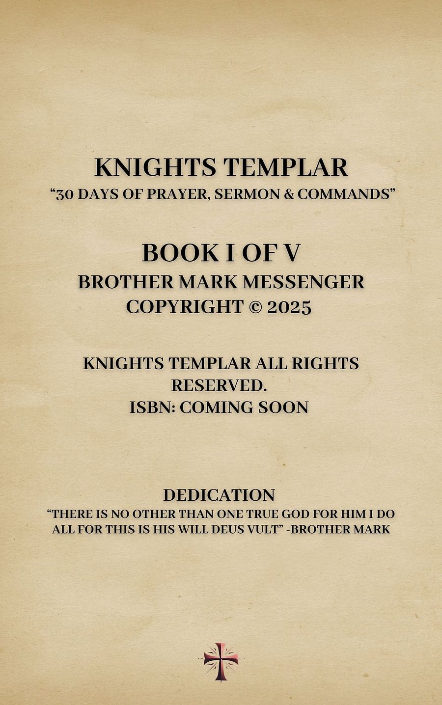 Prayer Book For Knights Templar, God's Warriors 30 days of Prayer, Reflection & Action product image (3)