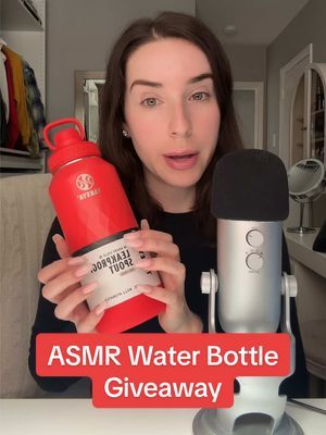 I have been trying to do more giveaways lately to show my appreciation for my members and @TakeyaUSA sent me this gorg water bottle so I wanted to share my fave brand with you guys! PS- metal water bottles are supposed to be used to reduce single use plastics so plz don’t be one of those people who collects them and has like 15+ LOL I would encourage / challenge you to hold on to the ones you have for as long as they work ❤️🥰 #asmr #whispering #giveaway #takeya #relaxing #tappingasmr #asmrcommunity 