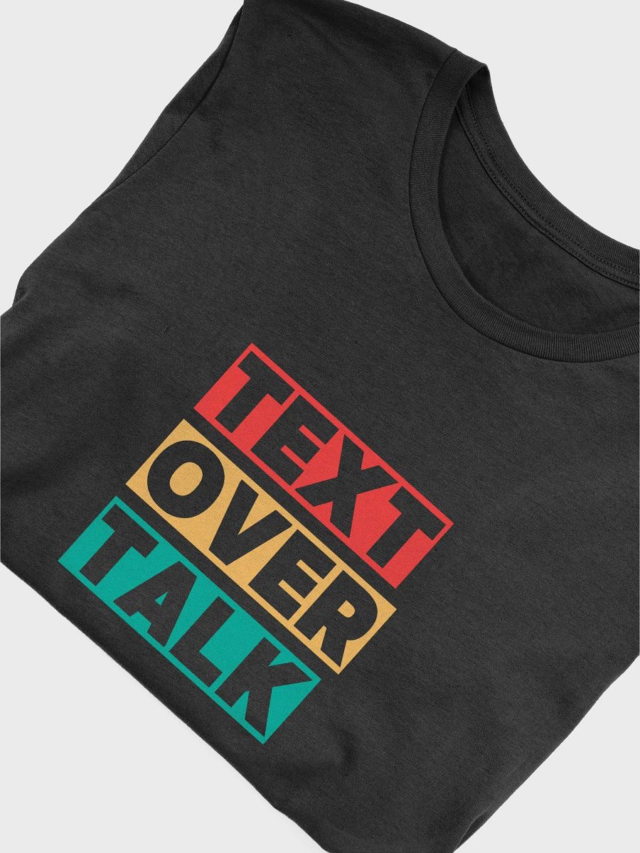 Colorful Text Over Talk T-Shirt product image (3)