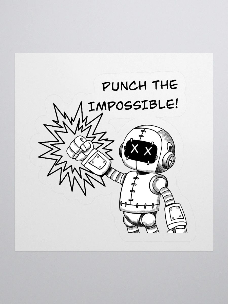 Punch the impossible Kiss Cut Stickers product image (3)