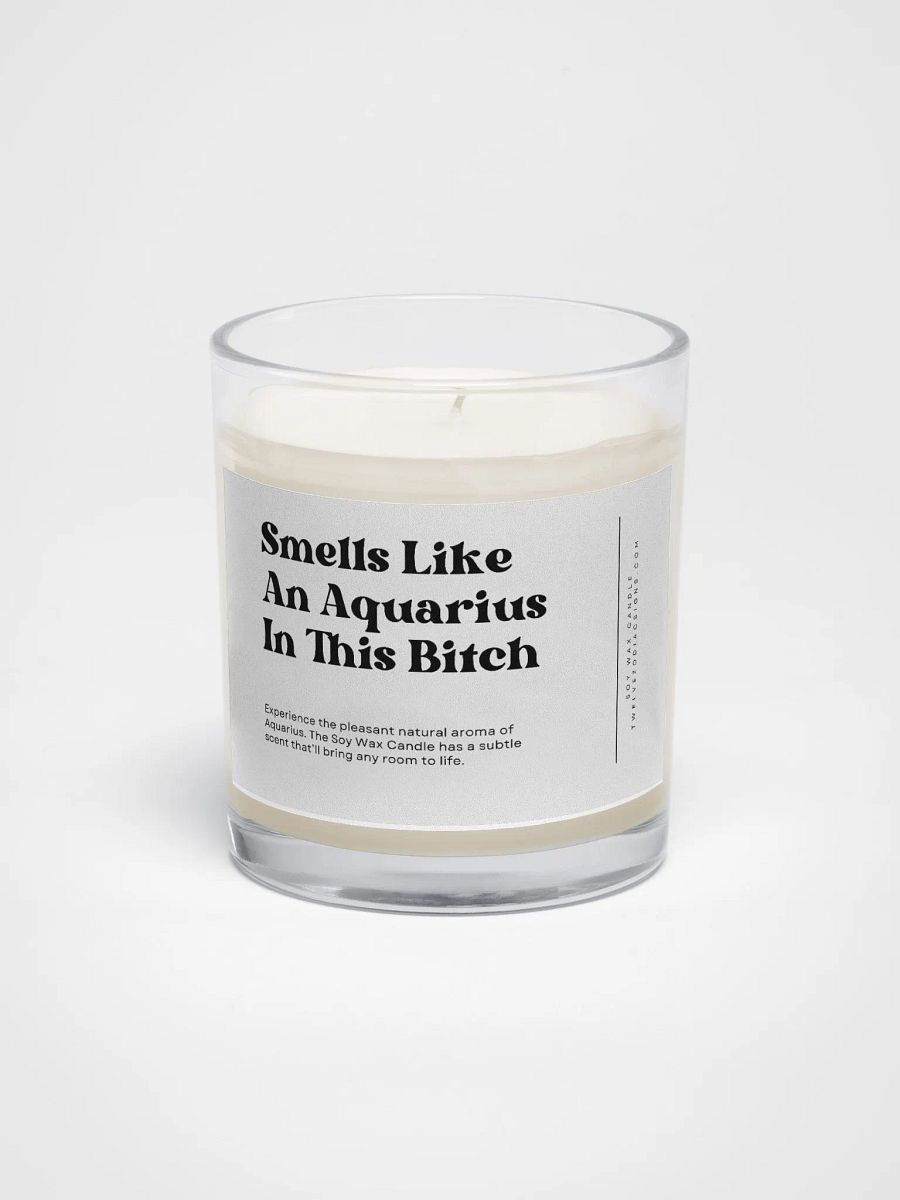 Funny Aquarius Candle product image (1)