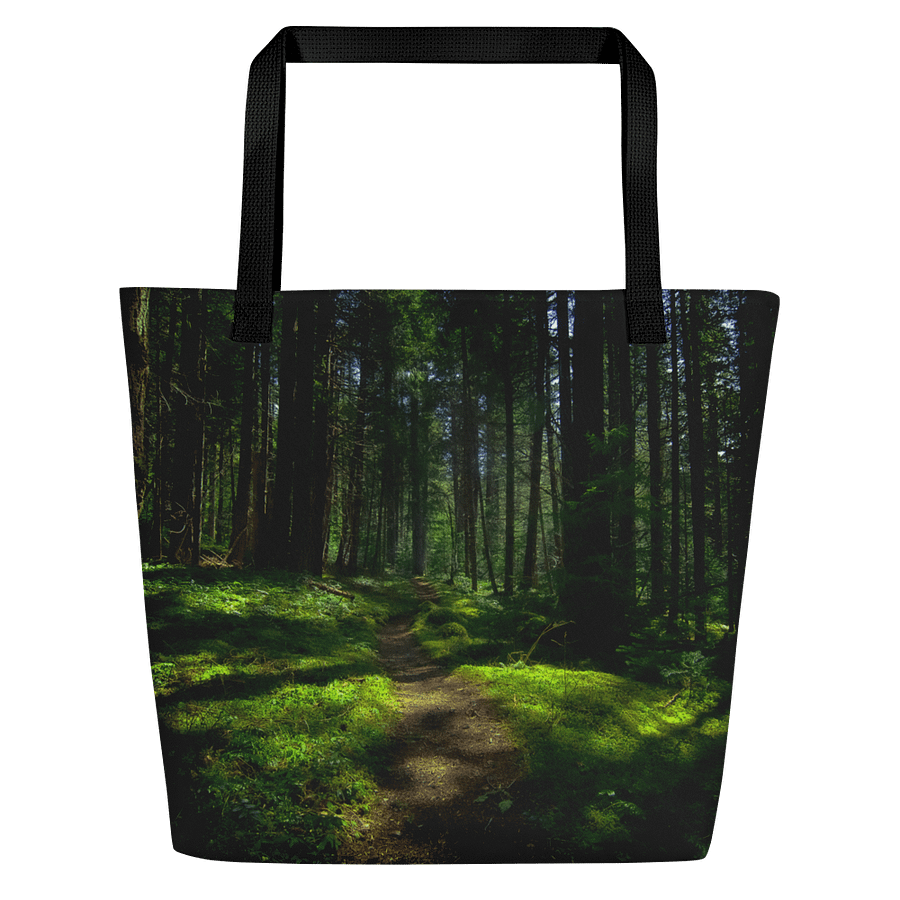 Lower Dungeness Trail Timber sun lighting Statement Tote Bag product image (1)
