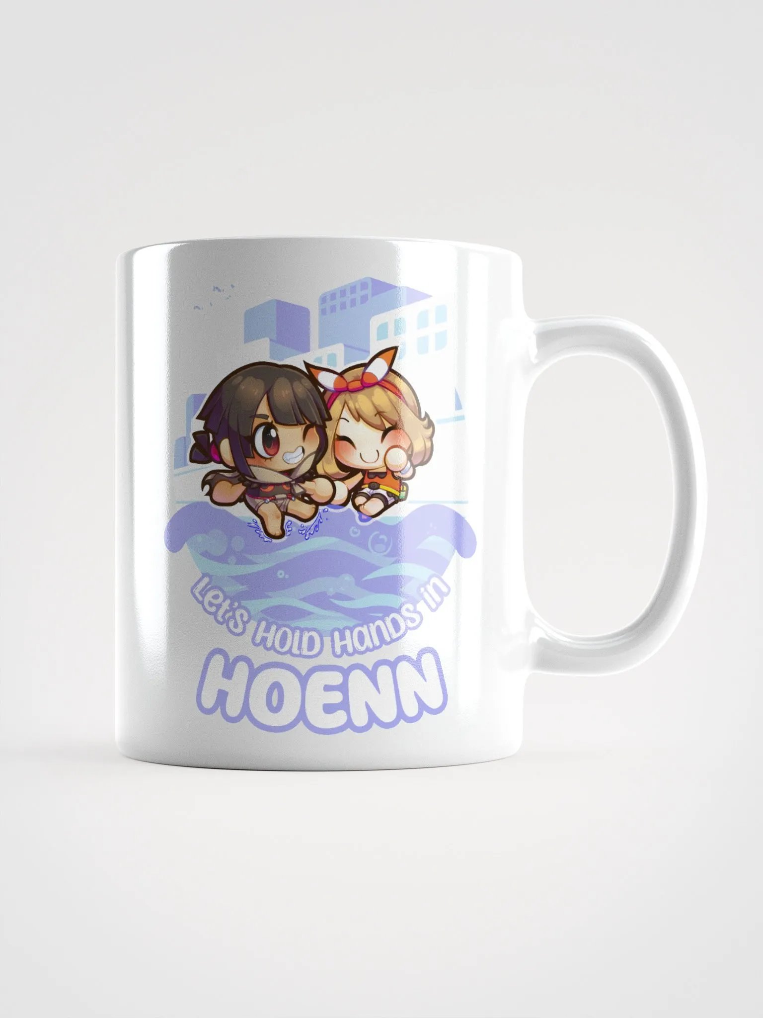 Let's Hold Hands in H Girls - Mug (White) product image (2)