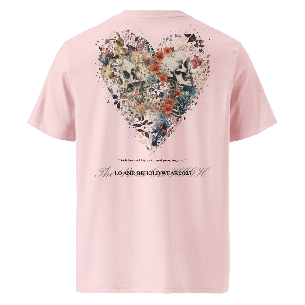The Lives On HIGH | The Bloody Heart X Skeleton | UNISEX Tee | Black product image (2)