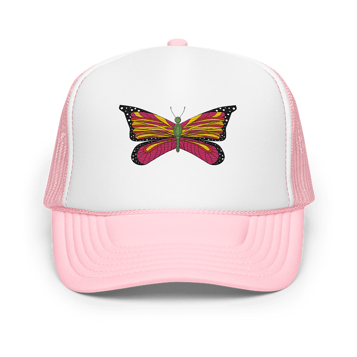 Symmetrical Dragonfly Dreams Foam Trucker Hat product image (16)