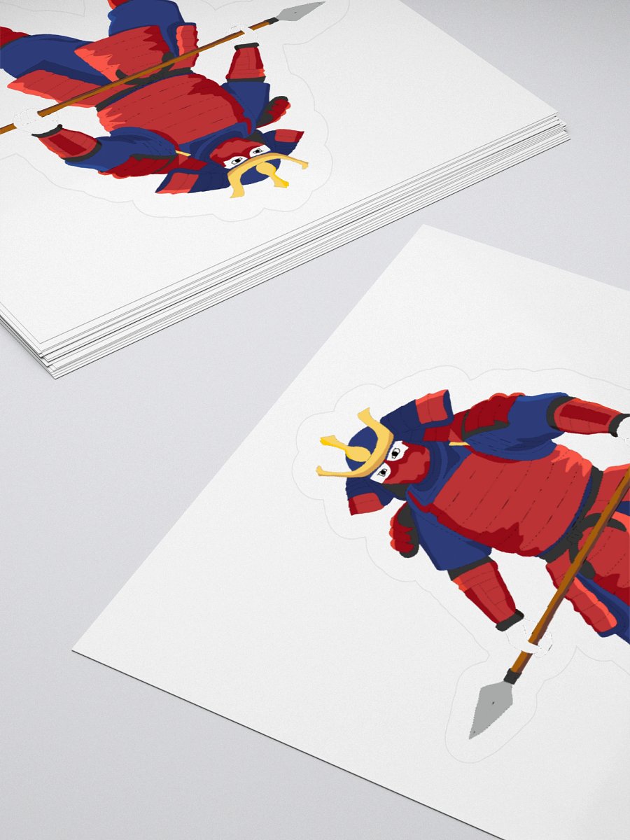 Samurai Wojak Funkmation Cartoon Colorful Style Sticker product image (10)