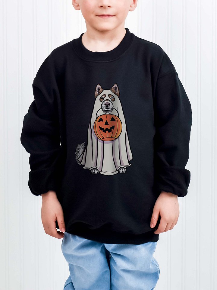 Halloween Alaskan Malamute(Red & White) Youth Sweatshirt product image (1)
