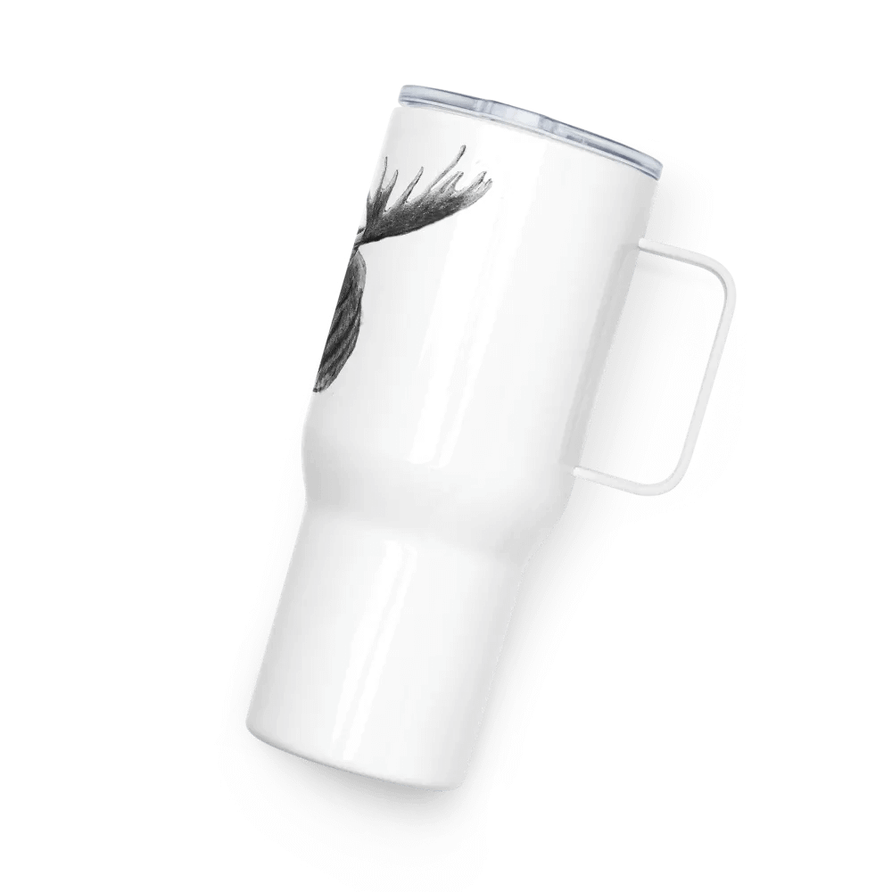 Moose Drawing Travel Cup product image (4)
