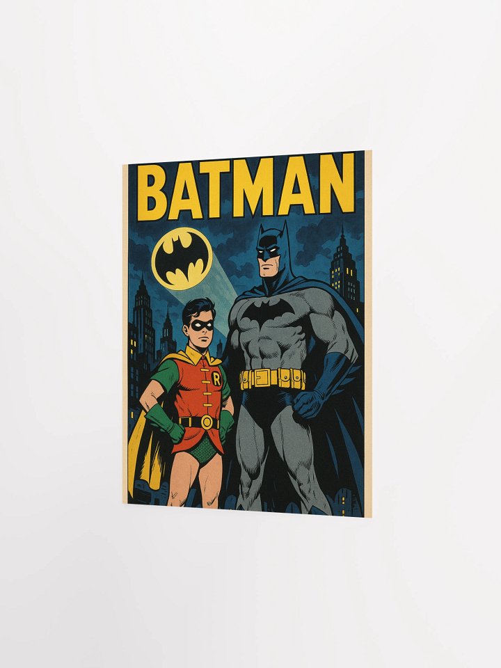 Dynamic Duo Rooftop Encounter Poster product image (2)