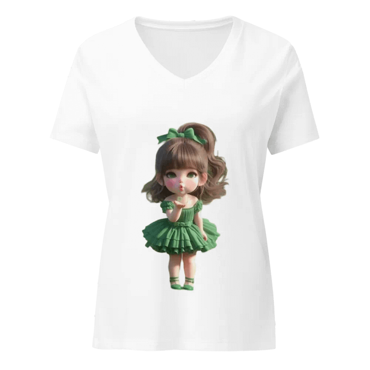 Bella+Canvas Women's Relaxed V-Neck T-Shirt product image (1)