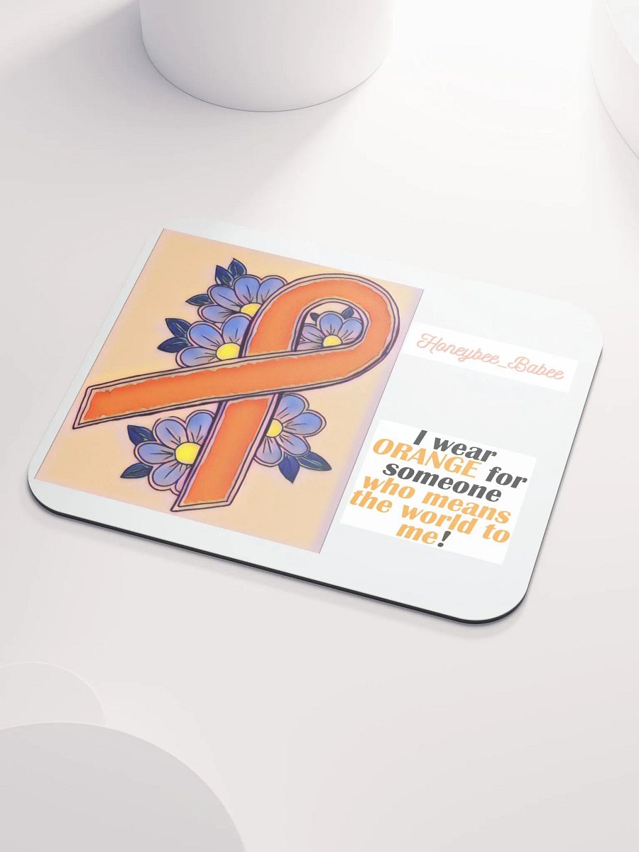 I wear orange mousepad product image (3)