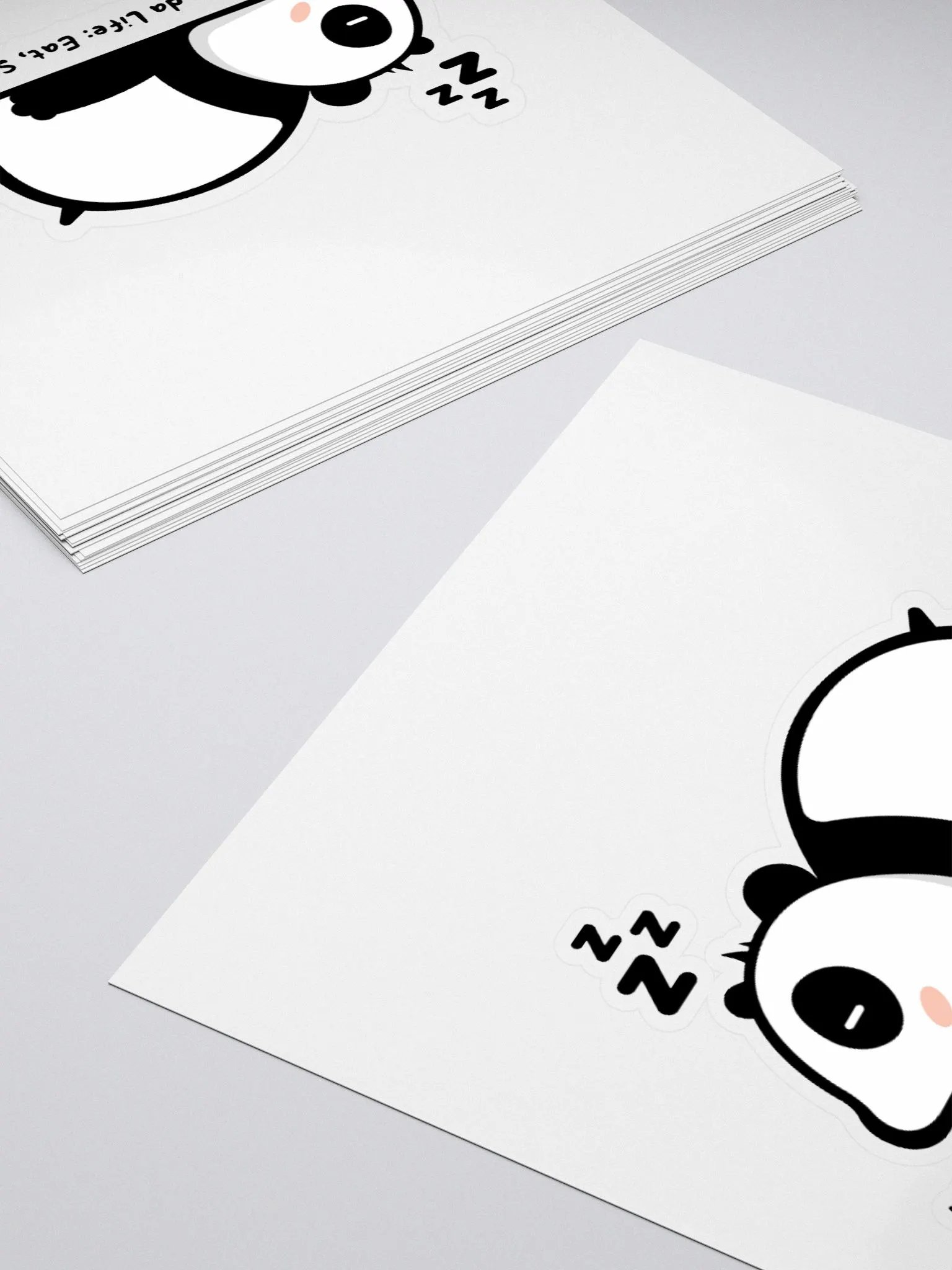 Living That Panda Life: Eat, Sleep, Repeat Sticker product image (11)