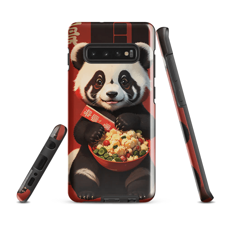 Adorable Panda Feast Samsung Tough Case – Cute Panda Enjoying a Delicious Meal product image (3)