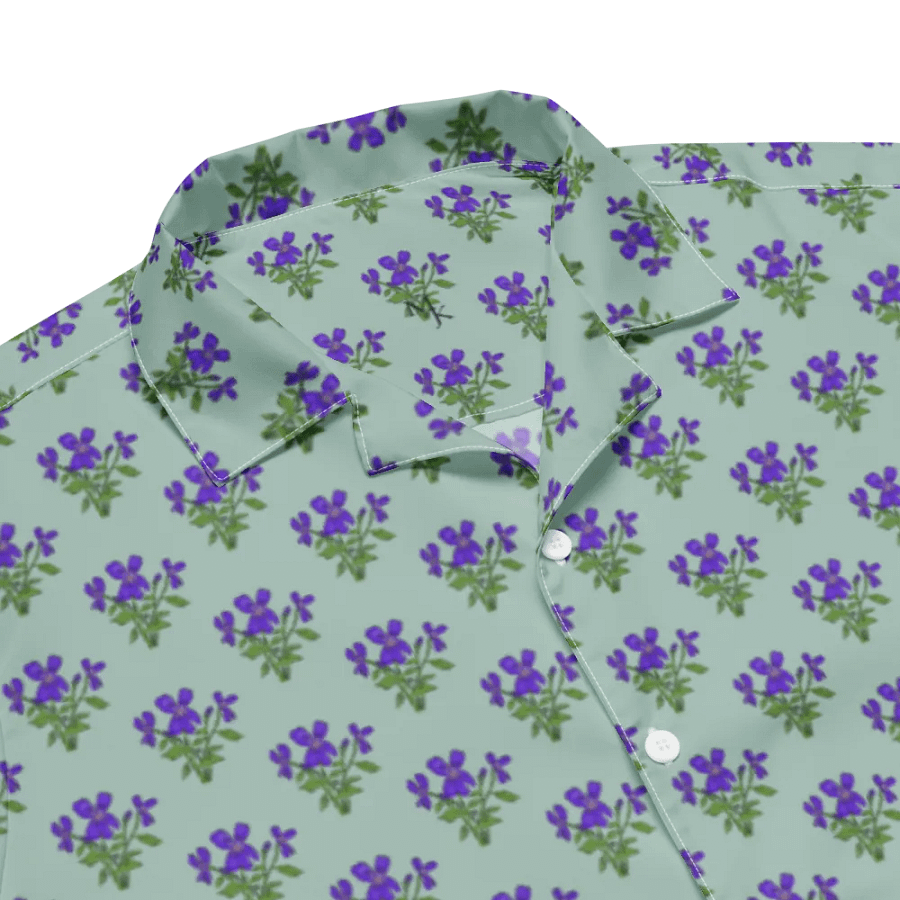 Violet Print Floral Shirt product image (7)