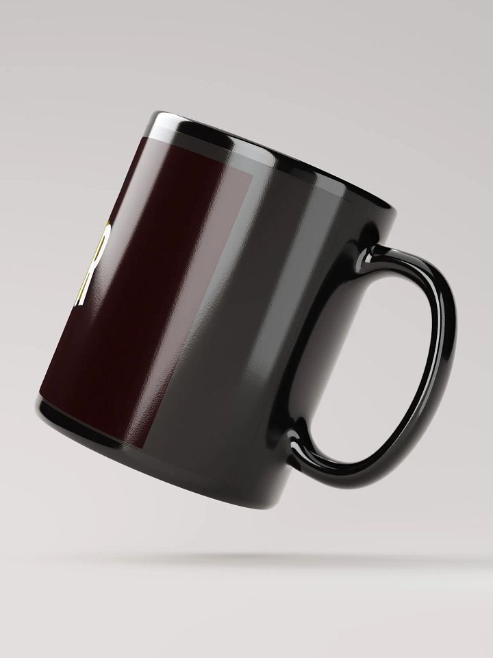 Black Glossy Conqueror's Calligraphy Mug product image (3)