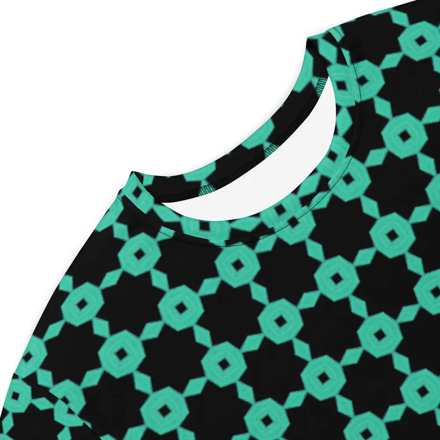 Abstract Repeating Chain T Shirt Dress product image (5)
