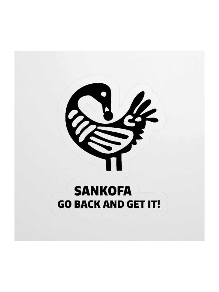 Sankofa Bird Kiss Cut Sticker product image (3)