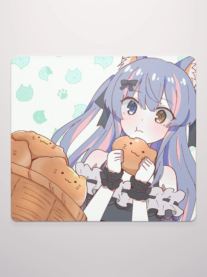 Neko Eating Mousepad product image (2)