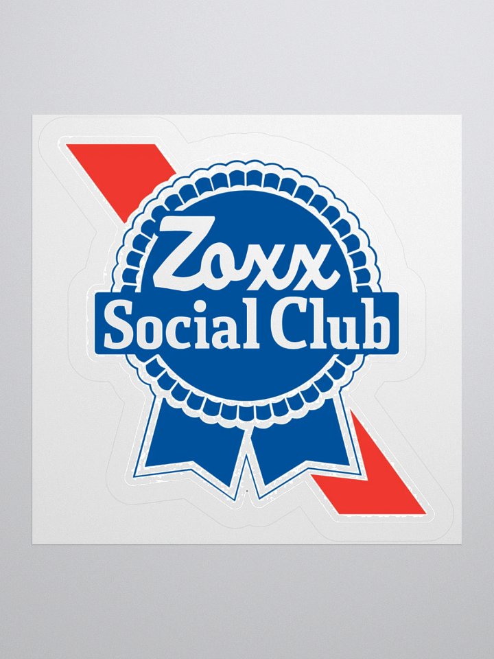 Zoxx Social Club Ribbon Stickers product image (1)