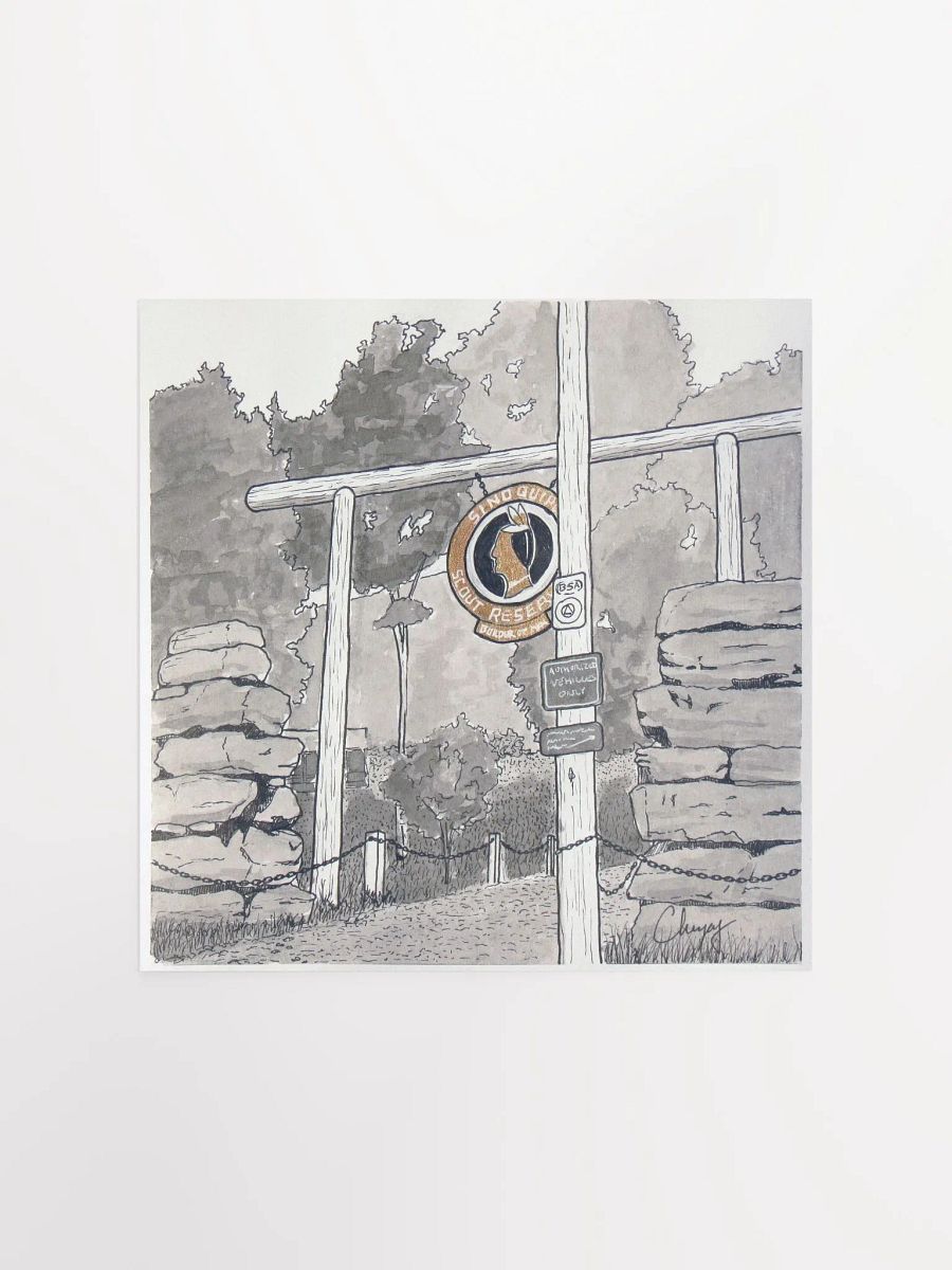 Sinoquipe Gate Print product image (1)