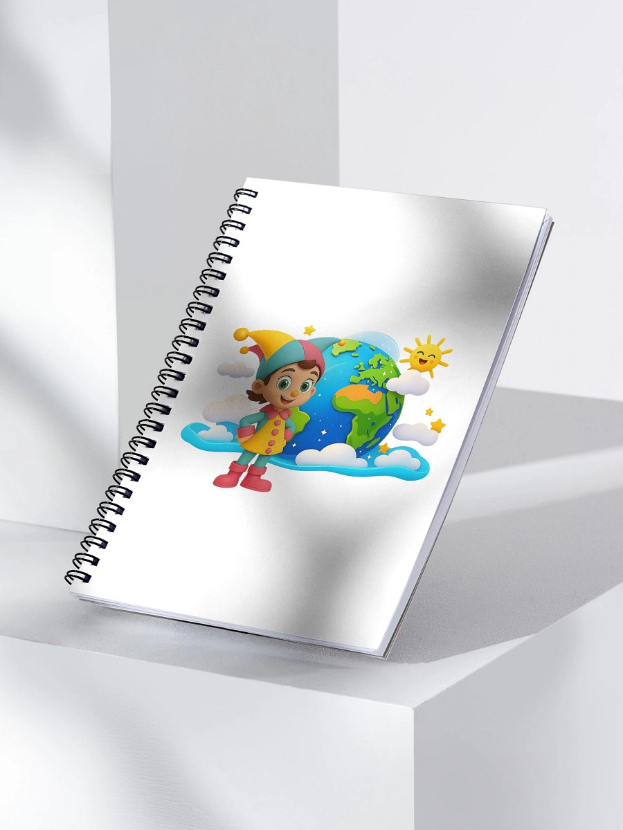 JessyJesty “Glowy” Earth Spiral Notebook product image (3)
