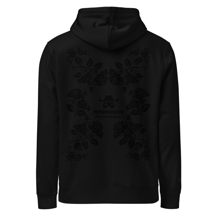 Petrifiedeye Black Spanish Rose Mural Hoodie product image (2)