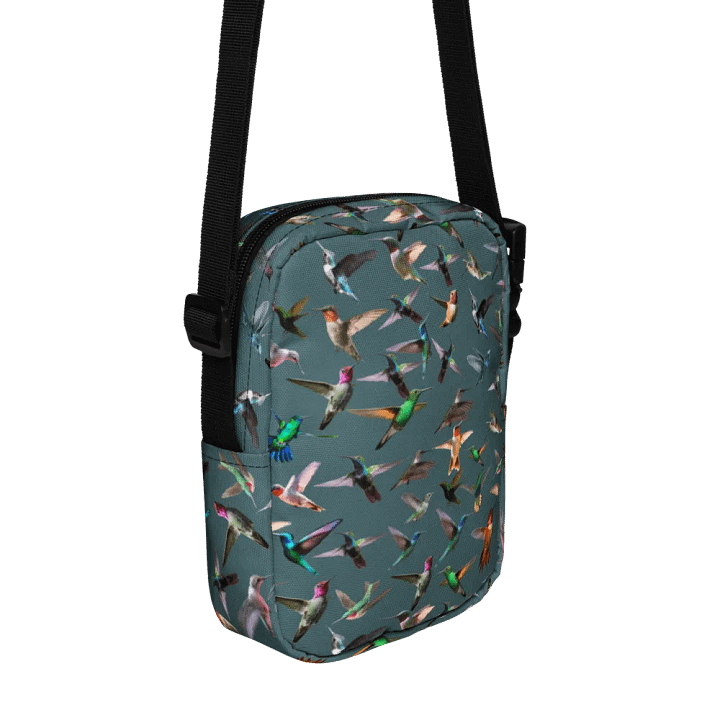 Vibrant Hummingbird Haven Crossbody Bag product image (2)