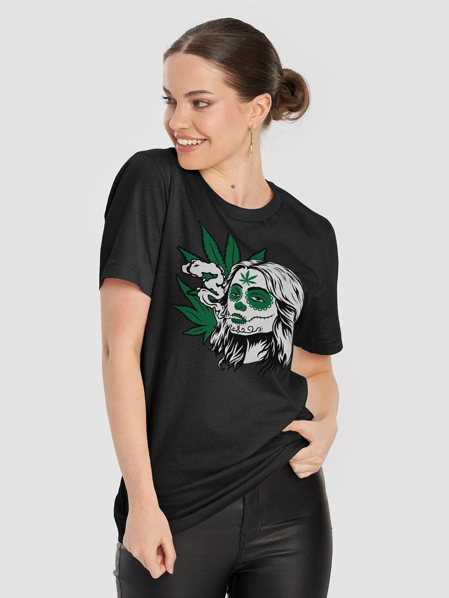 Marijuana Sugar Skull T-Shirt product image (69)