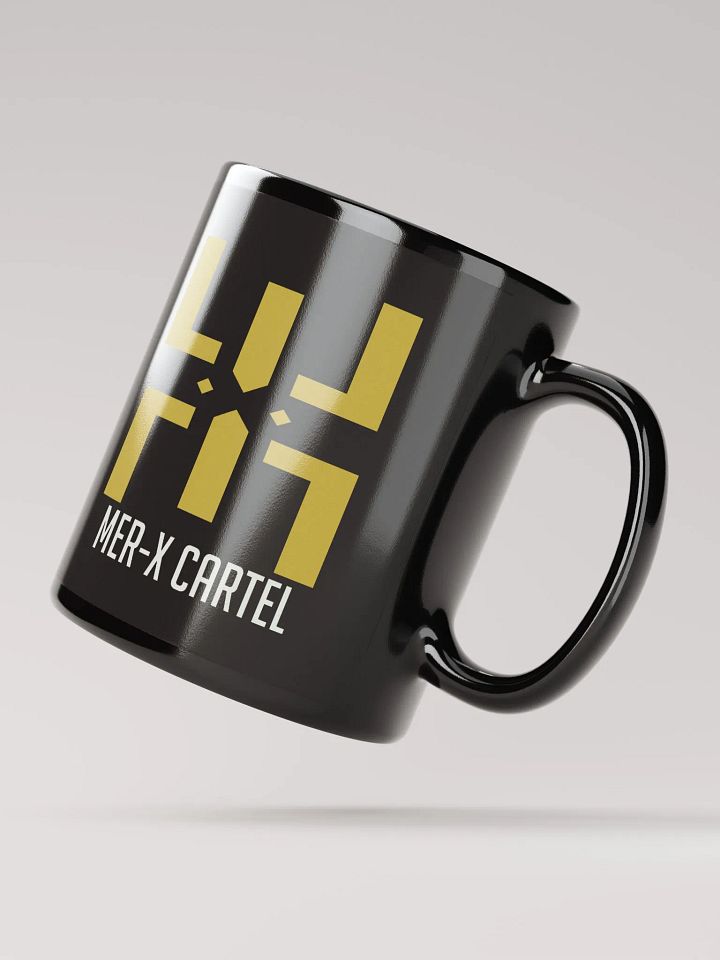 Mer-X Cartel Black Glossy Mug product image (2)