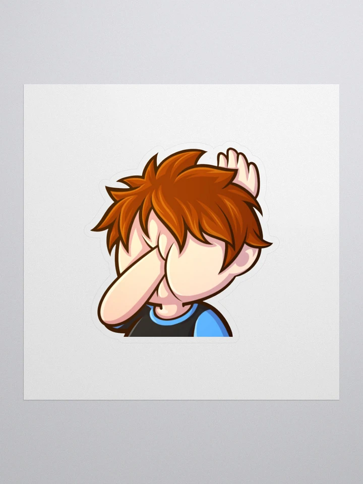 CamiFacePalm Sticker product image (1)