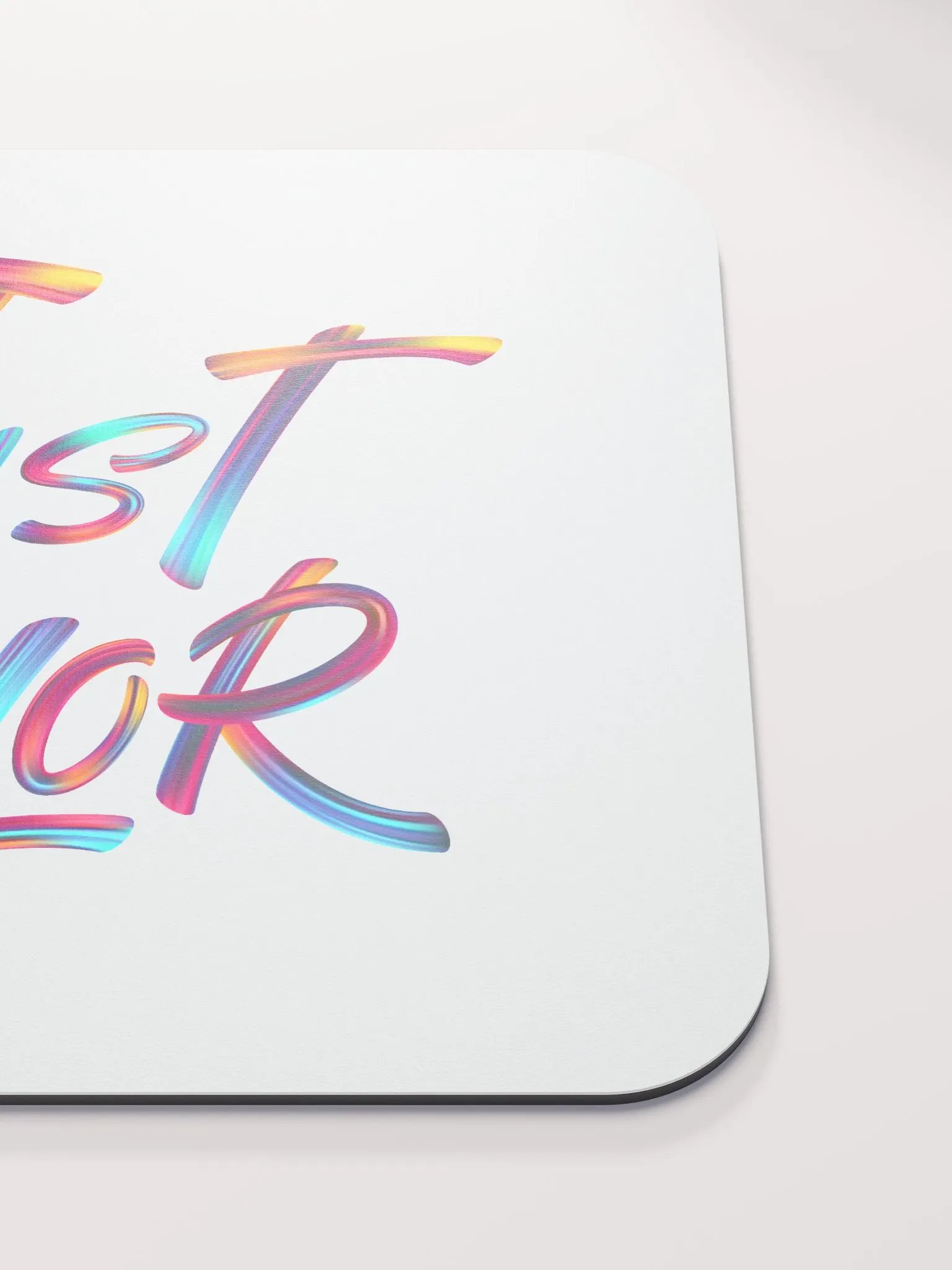 Vibrant Brushstroke 'Just Color' Mouse Pad product image (4)