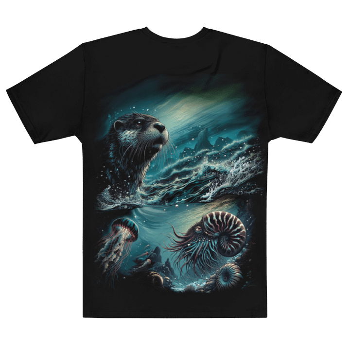 All over print Otter world T-shirt product image (2)