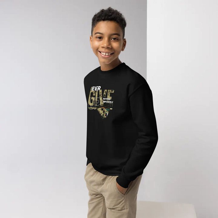 San Jose SaberCats Kids Crew Sweater by Gildan product image (1)