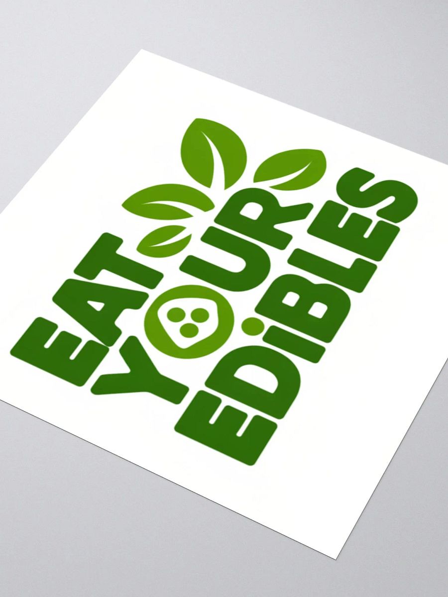 EAT YOUR EDIBLES Kiss Cut Stickers product image (8)