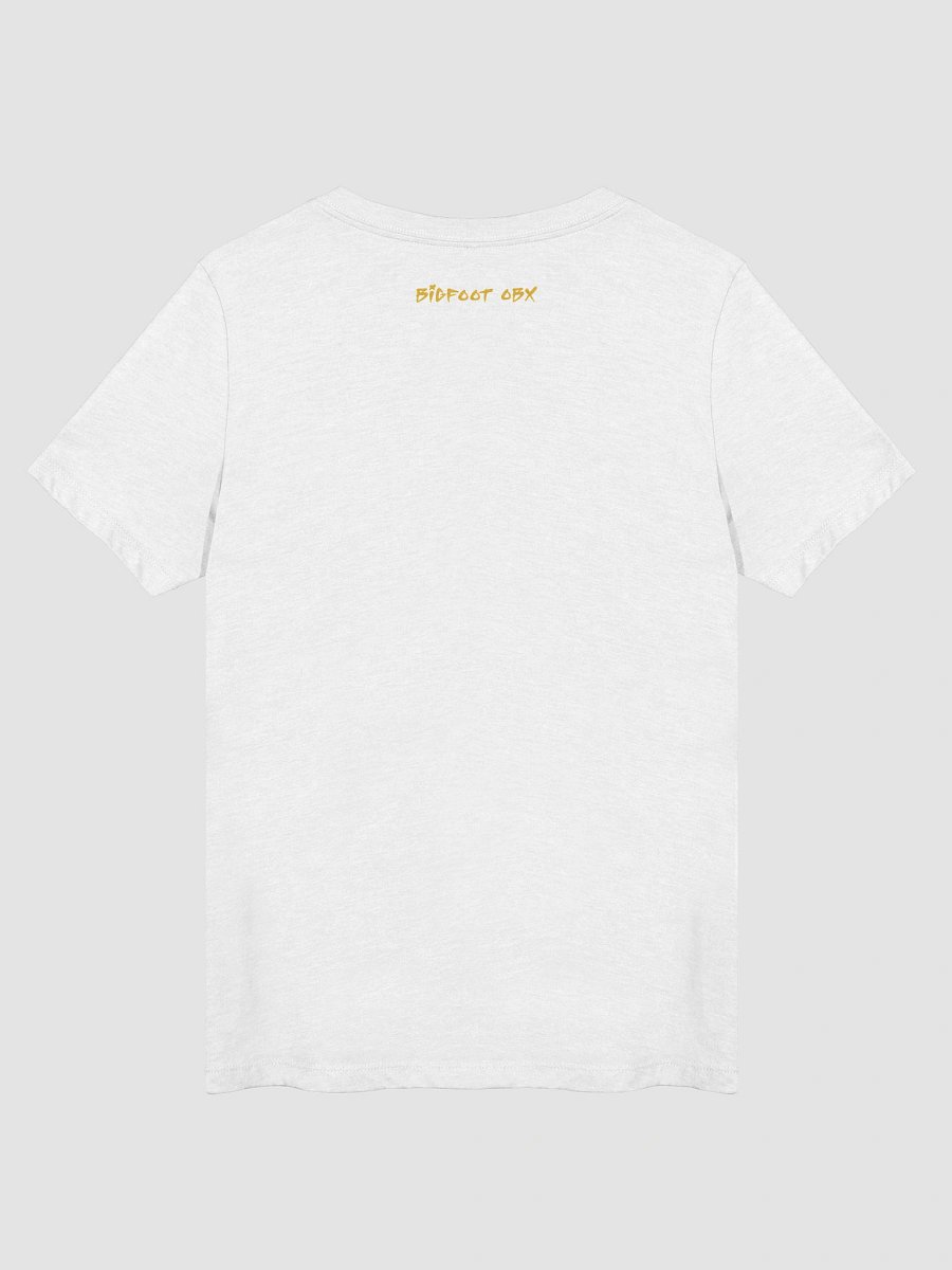 Destination Bigfoot Bronco Bigfoot Logo Bella+Canvas Women's Relaxed V-Neck T-Shirt (White) product image (2)