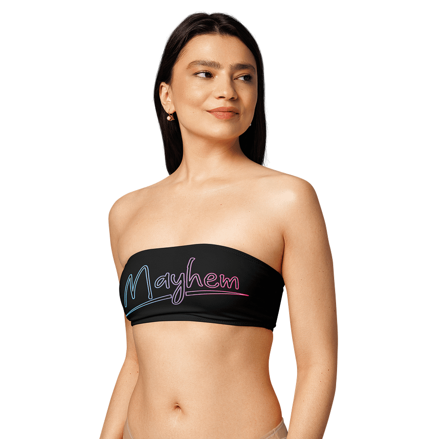 Black Mayhem Strapless Bikini product image (1)
