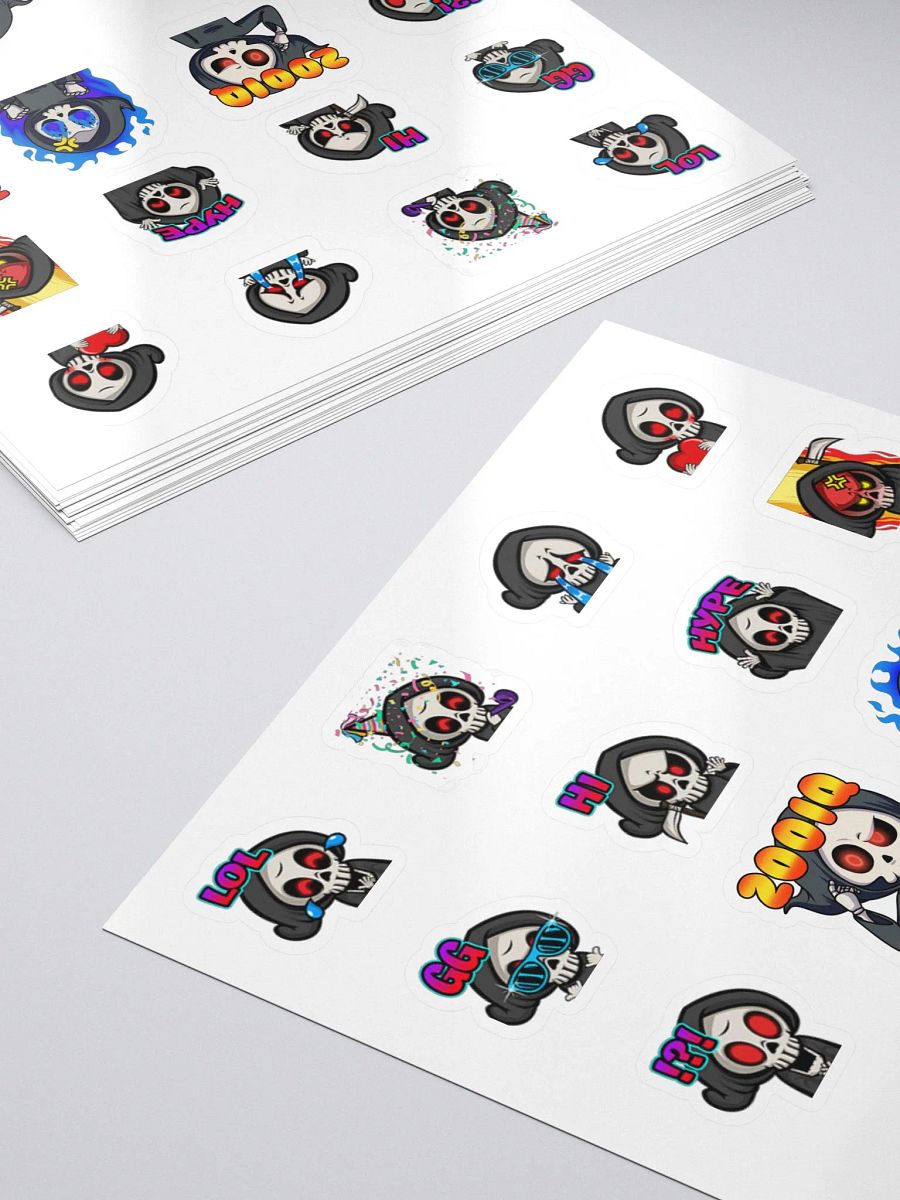 16-Pack Small Todd Emote Stickers product image (5)