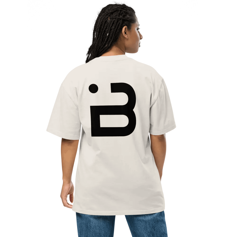 BUIII Originals Logo Premium Oversized T-shirt - Bone product image (8)