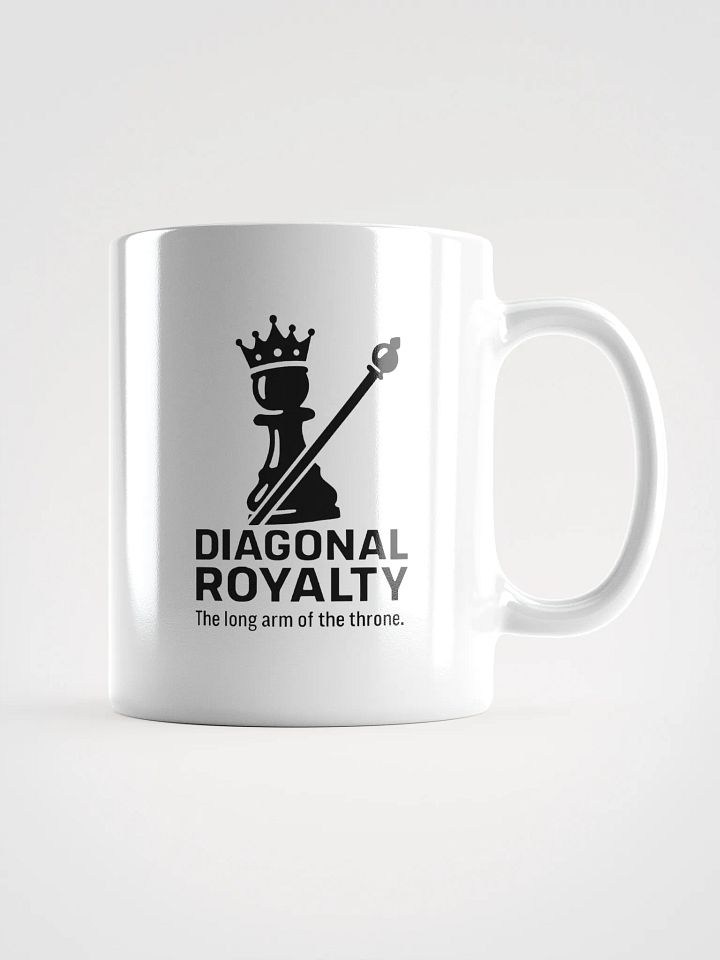 Diagonal Royalty - White Glossy Mug product image (1)