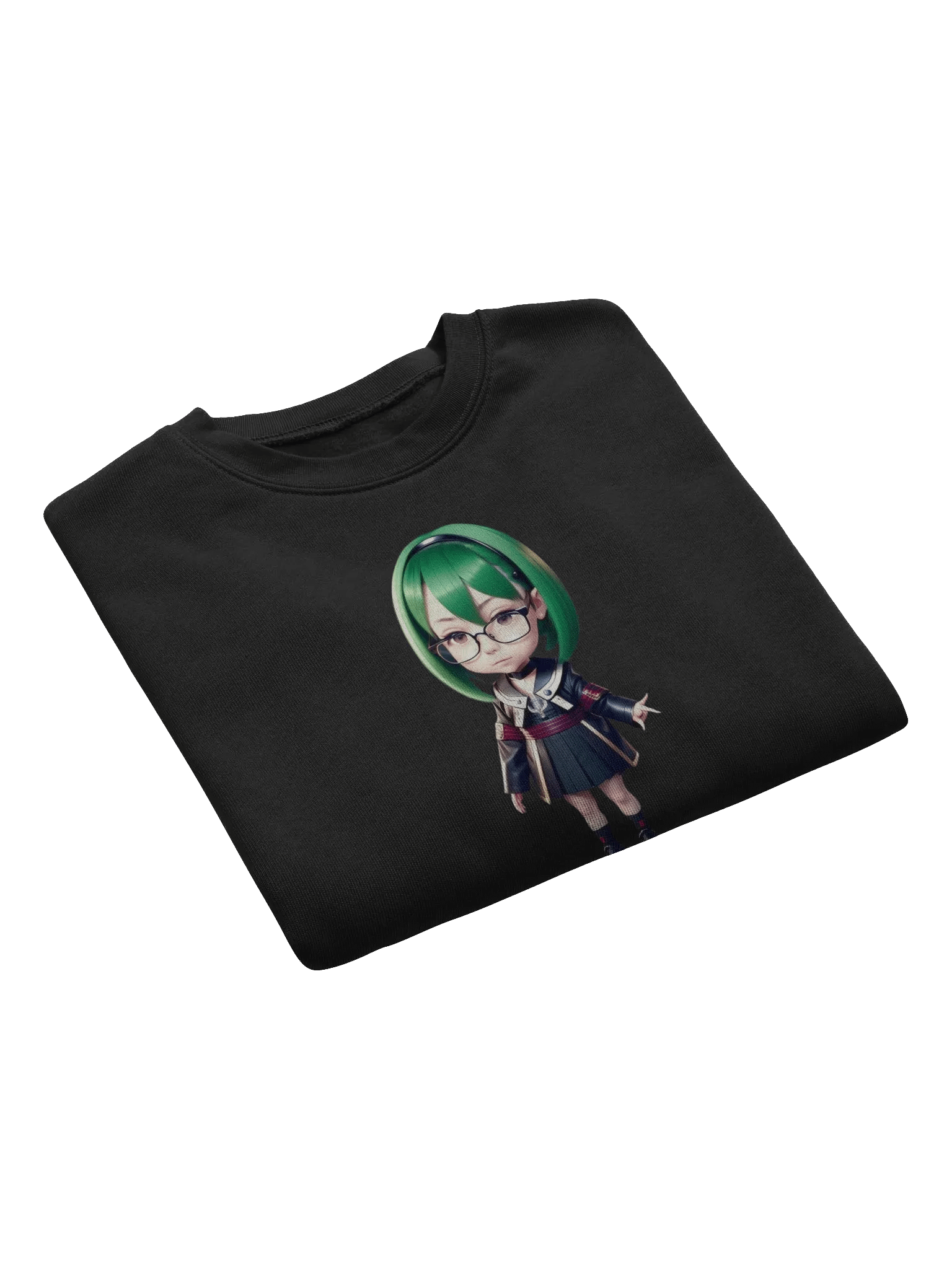 (Green CHIBI) K Crop Sweatshirt product image (7)