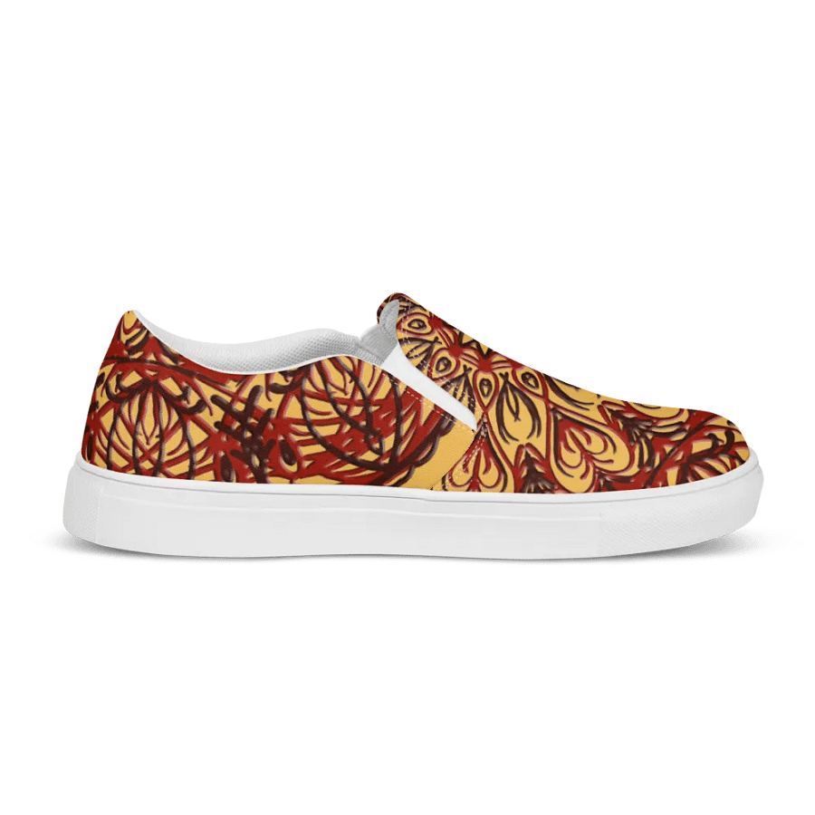 Radiant Red Mandala Slip-Ons product image (12)