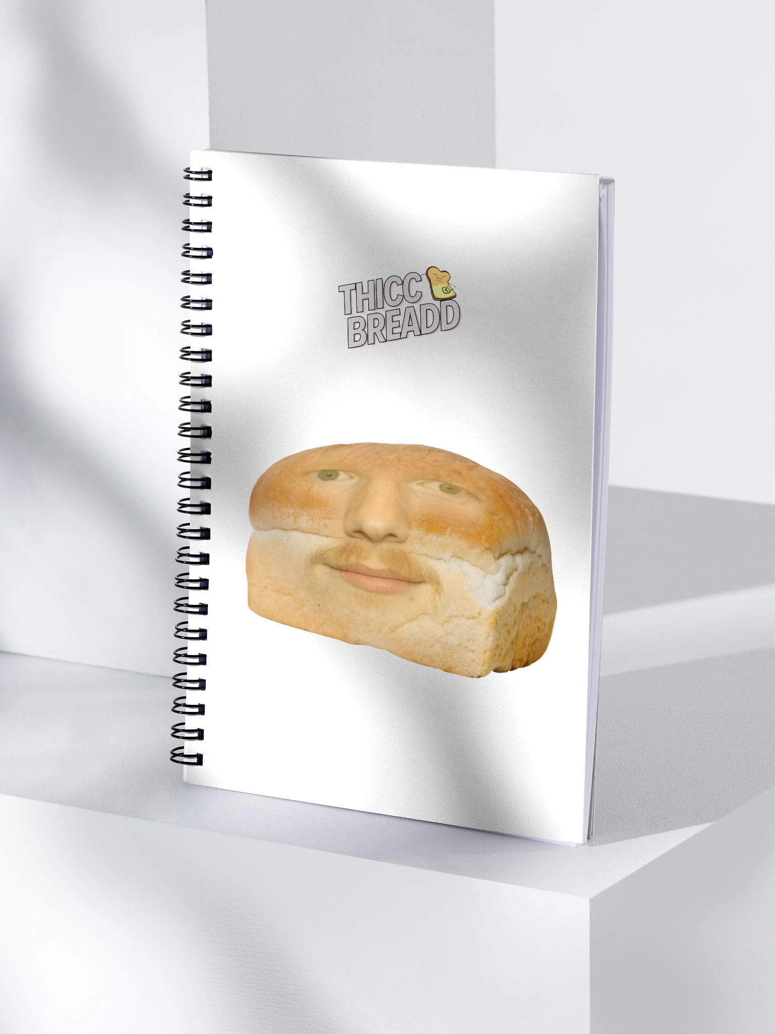 Thicc Bread Spiral Notebook product image (4)