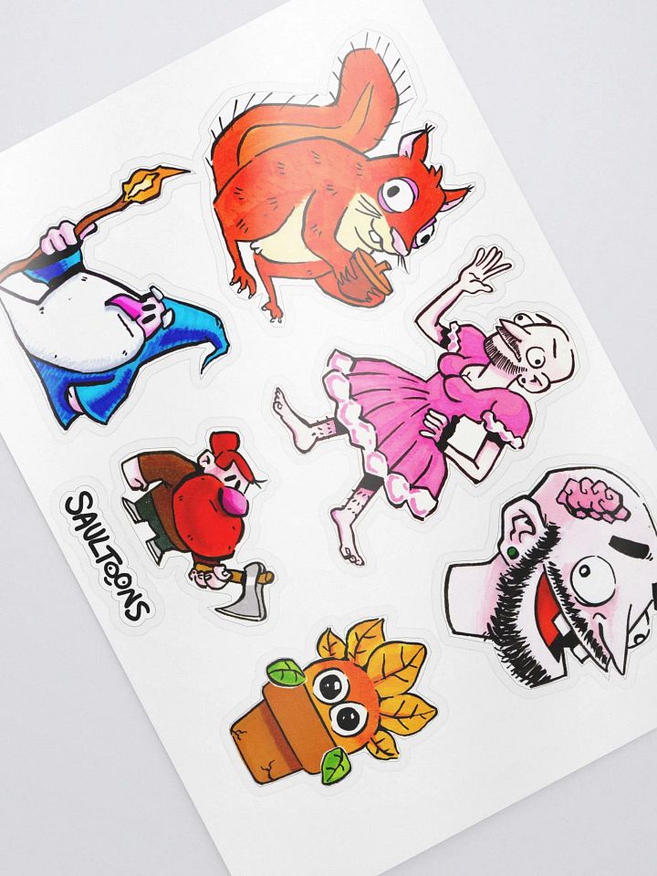 Saultoons Character Sticker Pack product image (2)