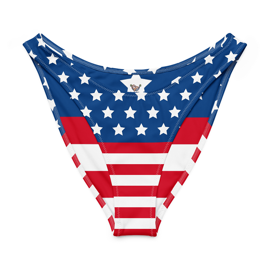 Stars & Stripes All-Over V-Cut Bikini Bottom product image (8)