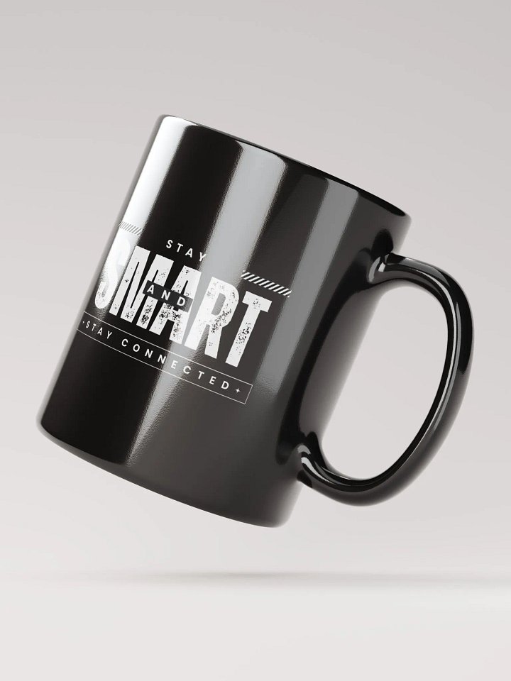 Stay Smart Coffee Mug (Light Text w/o Logo) product image (2)