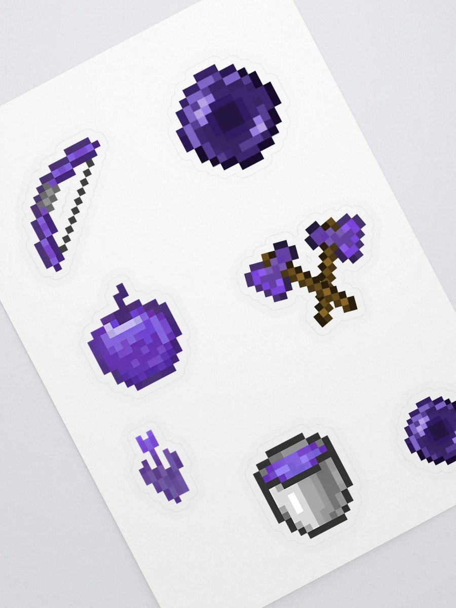 LaKitty101 Purple Inventory Sticker Sheet product image (1)