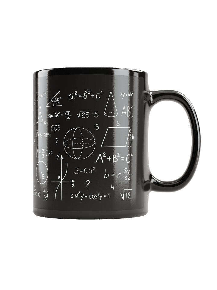 “Mathematical Formulas” Mug – Geek & Science Edition product image (1)