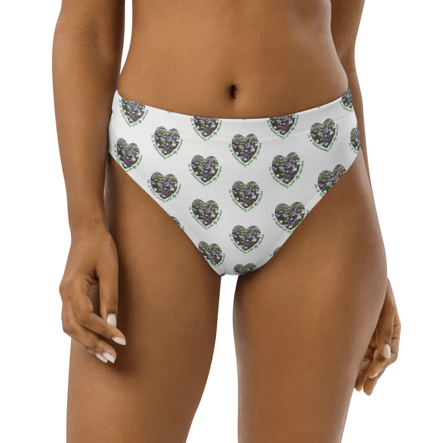 Symmetrical Shield Green All-Over Bikini Bottoms product image (5)
