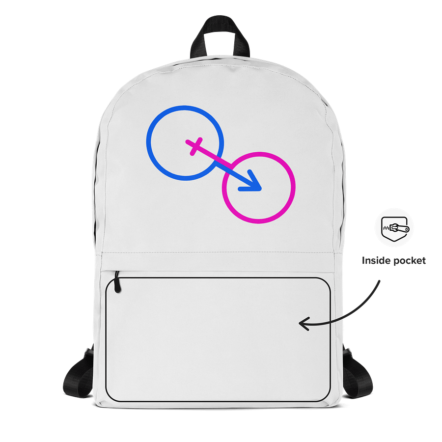 Traditional Gender Symbols All-Over Backpack product image (2)